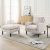 Stylish Modern Single Sofa Chair with Tufted Details, Comfort Cushions and Solid Wood Legs for Reading or Lounging in your Living Room