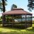 13×10 Outdoor Patio Gazebo Canopy Tent With Ventilated Double Roof And Mosquito net(Detachable Mesh Screen On All Sides)Top