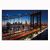 “Vibrant Evening on the Manhattan Bridge” Acrylic Canvas Wall Art for Home and Office Decorations.