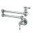 Pot Filler Faucet Wall Mount with Double Joint Swing Arms Chrome