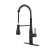 Single Handle High-Arc Kitchen Faucet with Pull Out Sprayer and Pull Down Spray Function