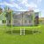 16 FT Trampoline with Enclosure and Basketball Hoop for Kids Outdoor Activities