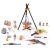 Camping Set for Kids – 45 Pcs Indoor and Outdoor Camping Tools Pretend Play Set