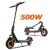 10Inch Honeycomb Tyre E-scooter Drop Shipping Full Suspension High Speed 500W Off Road Citycoco Electric Scooter For Adults