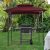 Outdoor Grill Gazebo 8 x 5 FT, Shelter Tent, Double Tier Soft Top Canopy and Steel Frame with hook and Bar Counters