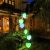 Solar Intelligent Light Control Love Style Wind Chime with 6 F5 Lamp Beads and Solar Panel