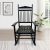 BALCONY PORCH ADULT ROCKING CHAIR – BLACK