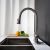 360 degree rotating nozzle Single Hole Kitchen Faucet with Pull Out Spraye