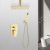 Ceiling Mounted Shower System Combo Set with Handheld and 10″Shower head