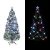 Christmas Tree with LEDs Green and White 59.1″ Fiber Optic