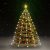 Christmas Tree Net Lights with 180 LEDs Cold White 70.9″