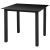 Upgrade Your Outdoor Space with a Weather-Resistant Black Garden Table with Glass Top: 31.5″ x 31.5″ x 29.1″ Aluminium and Glass