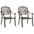 Stylish & Durable Cast Aluminum Garden Chair Set for Outdoor Dining & Relaxing