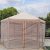 13 FT. W x 13 FT. D x 9.2 FT Pop-Up Gazebo Tent Outdoor Canopy Hexagonal Canopies Gazebos & Pergolas 6 Sided for Patio Garden